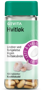 Gevita Hvitløk 100 tabletter