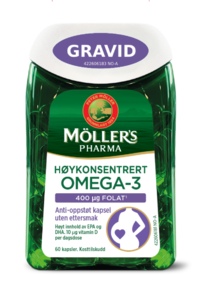 Möller's Pharma Høykonsentrert Omega 3 gravid 60 stk