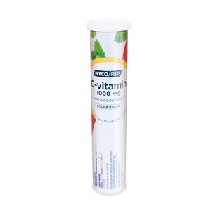 Nycoplus C-vitamin brusetabletter 1000 mg solbær 20 stk