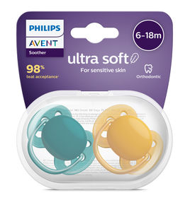 Philips Avent UltraSoft narresmokk 6-18m 2 stk