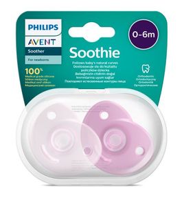 Philips Avent Soothie Heart pink 0-6m 2 stk