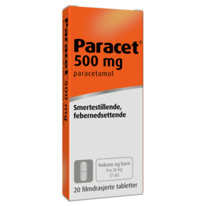Paracet avlange tabletter 500 mg