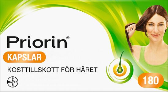 Priorin kosttilskudd for hår 180 kapsler