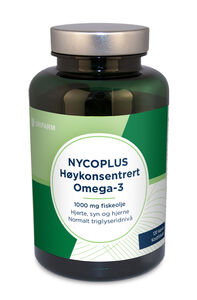 Nycoplus høykonsentrert omega-3 120 kapsler