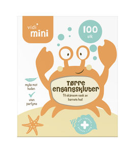Vidi mini tørre engangskluter 100 stk
