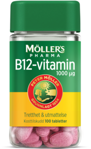 Møllers B12-vitamin 1000µg 100 stk