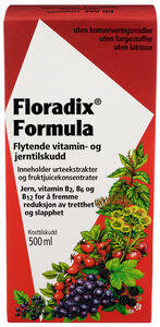 Floradix Formula flytende jerntilskudd 500 ml