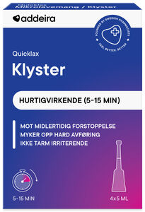Addeira Quicklax klyster 4x5 ml