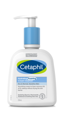 Cetaphil Hydrating Foaming Cream Cleanser 236 ml