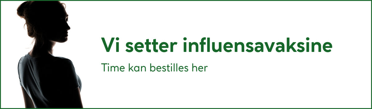 Bestill time for influensavaksine her!